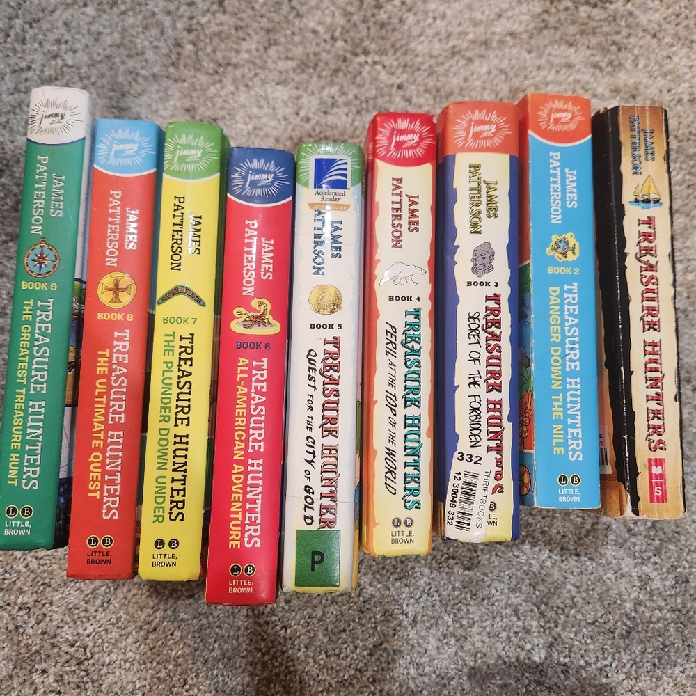 James Patterson Treasure Hunter Series 1-9